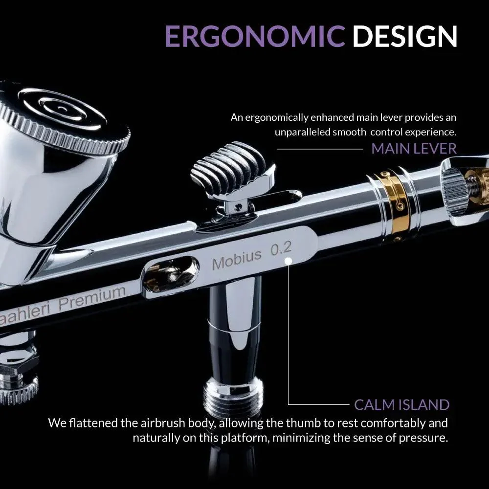 Gaahleri Airbrush Premium Series GHPM-Mobius 0.2mm - Image 4