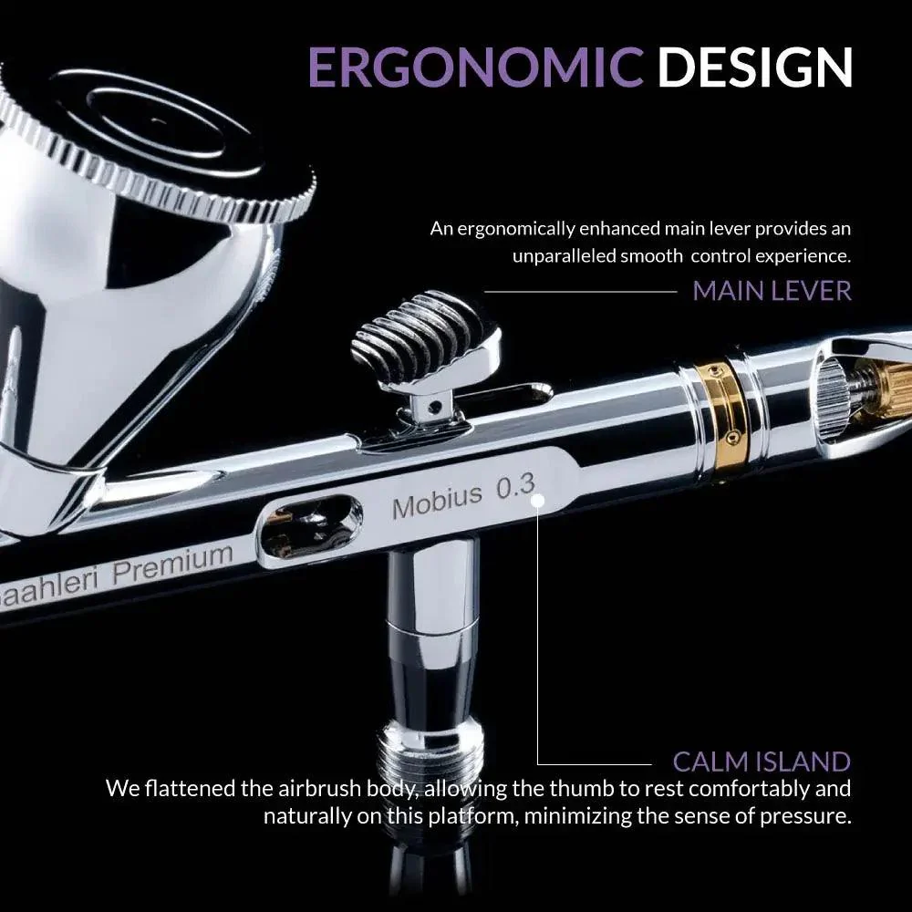 Gaahleri Airbrush Premium Series GHPM-Mobius 0.3mm - Image 4