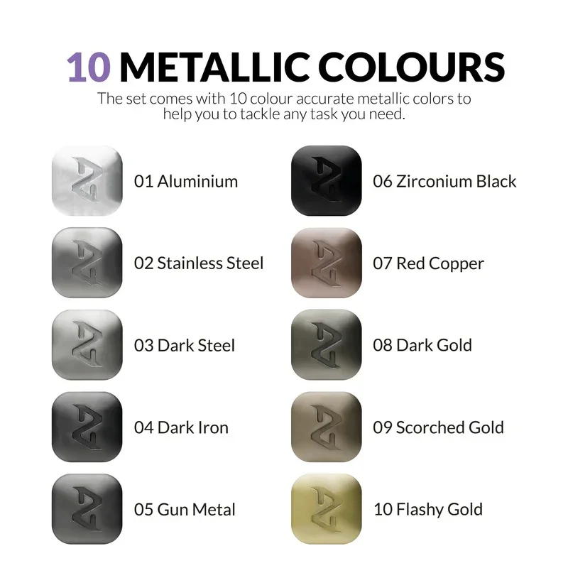 Gaahleri Water Based Acrylic Ink Metallic Series Markers - Image 3