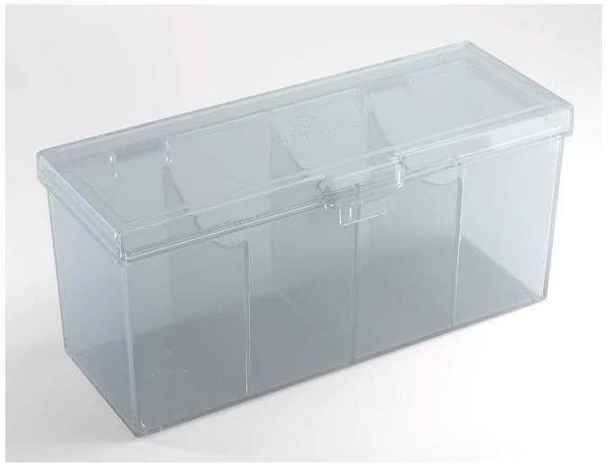 Gamegenic Fourtress Holds 320 Sleeves Deck Box Clear