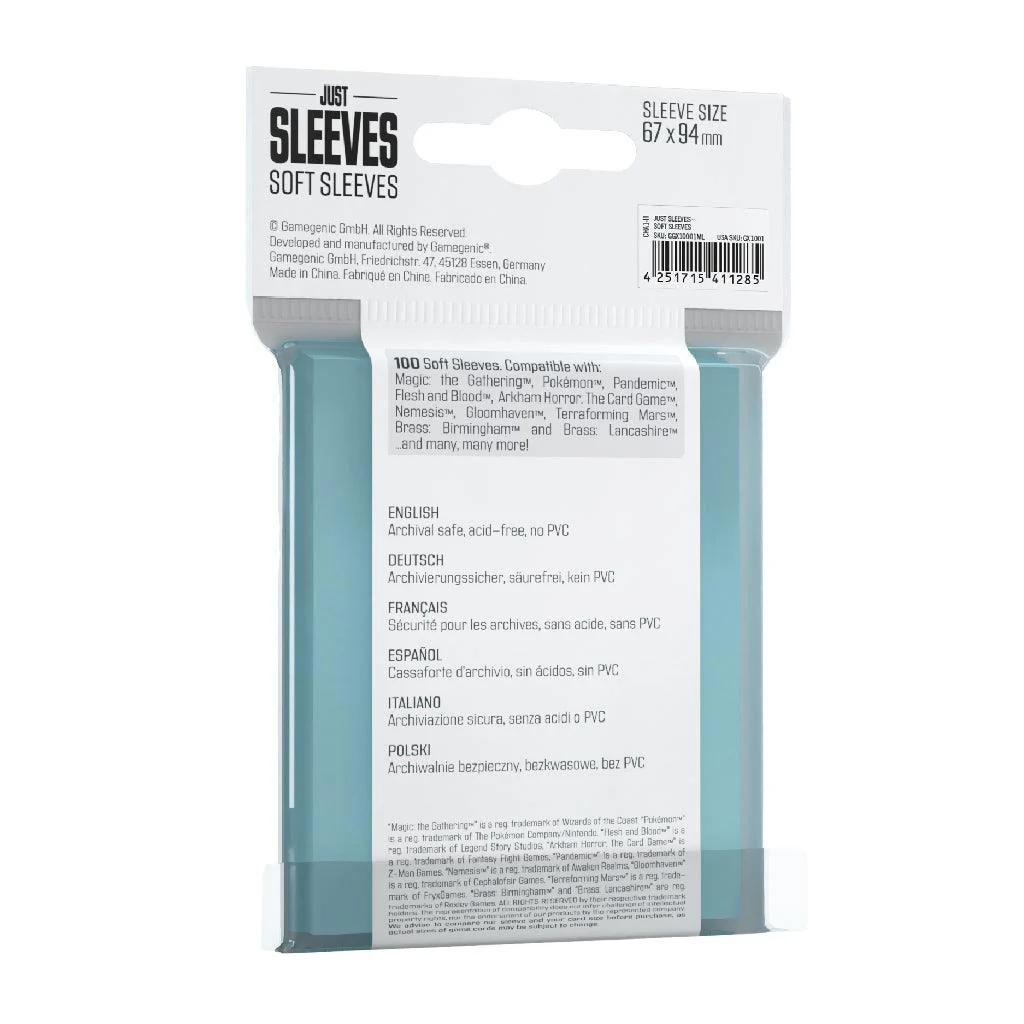 Gamegenic Just Sleeves Soft Sleeves - Image 2