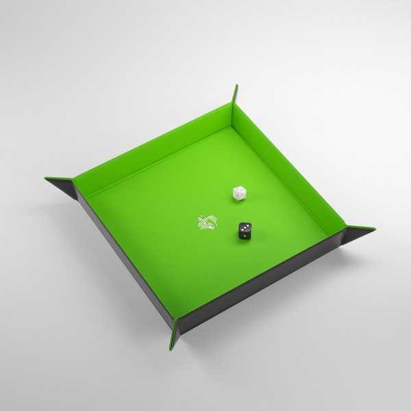 Gamegenic Magnetic Dice Tray Square Black/Green - Image 3