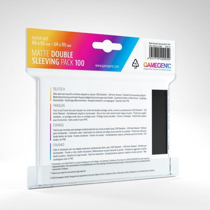 Gamegenic Matte Double Sleeving Pack 100 - Image 2