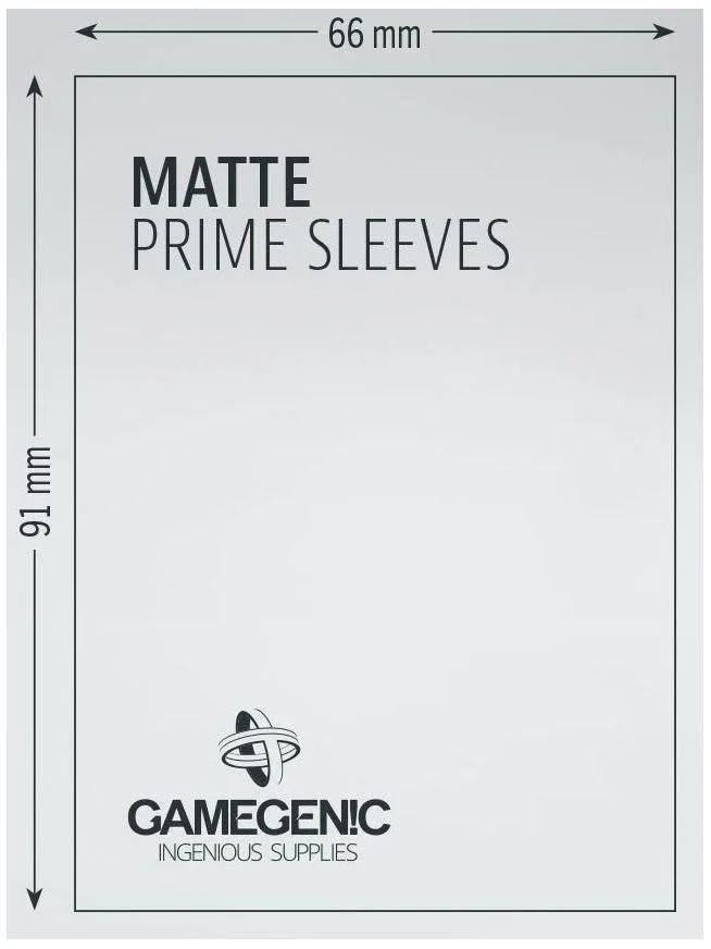 Gamegenic Matte Prime Card Sleeves Orange (66mm x 91mm) (100 Sleeves Per Pack) - Image 3
