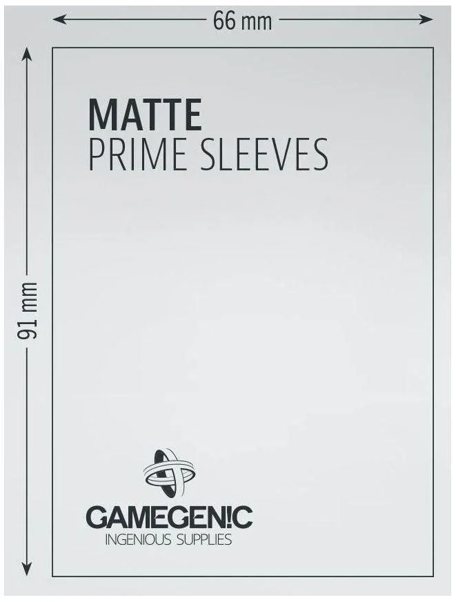 Gamegenic Matte Prime Card Sleeves Purple (66mm x 91mm) (100 Sleeves Per Pack) - Image 3