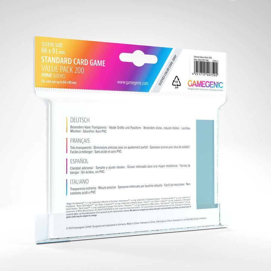 Gamegenic Prime Board Game Sleeves Value Pack - Standard Size (66mm x 91mm) (200 Sleeves per Pack) - Image 3