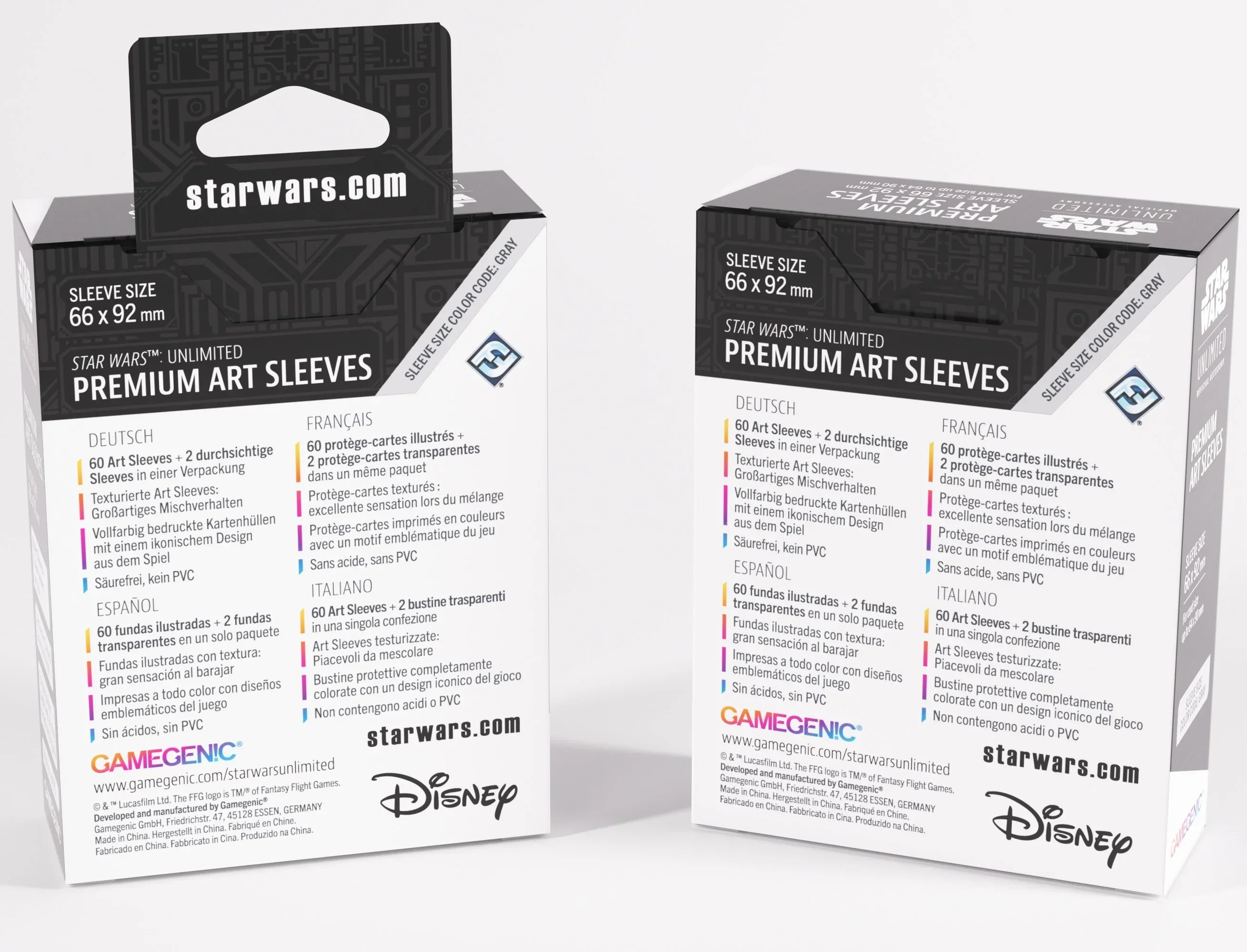 Gamegenic Star Wars Unlimited Art Sleeves - Card Back Magenta - Image 6