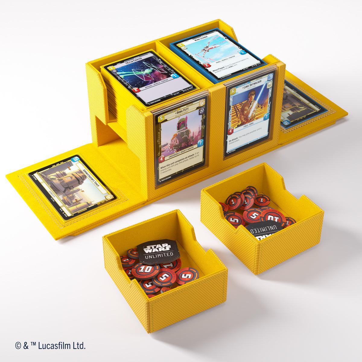 Gamegenic Star Wars Unlimited Double Deck Pod - Yellow - Image 10