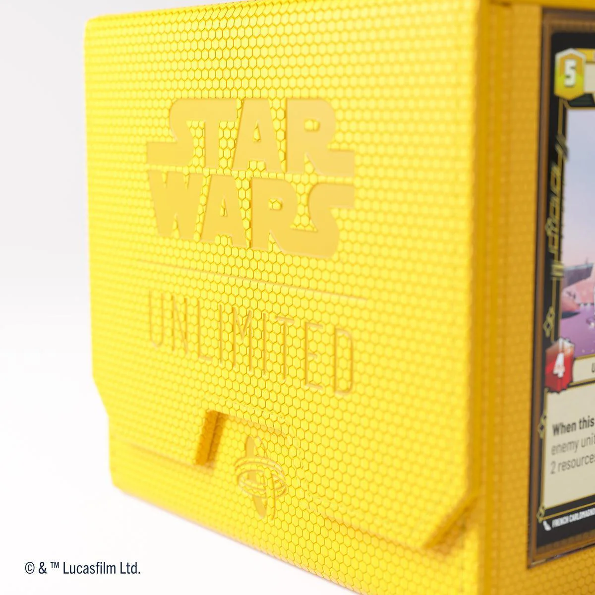 Gamegenic Star Wars Unlimited Double Deck Pod - Yellow - Image 5