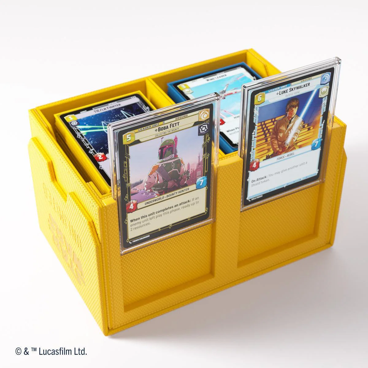 Gamegenic Star Wars Unlimited Double Deck Pod - Yellow - Image 7