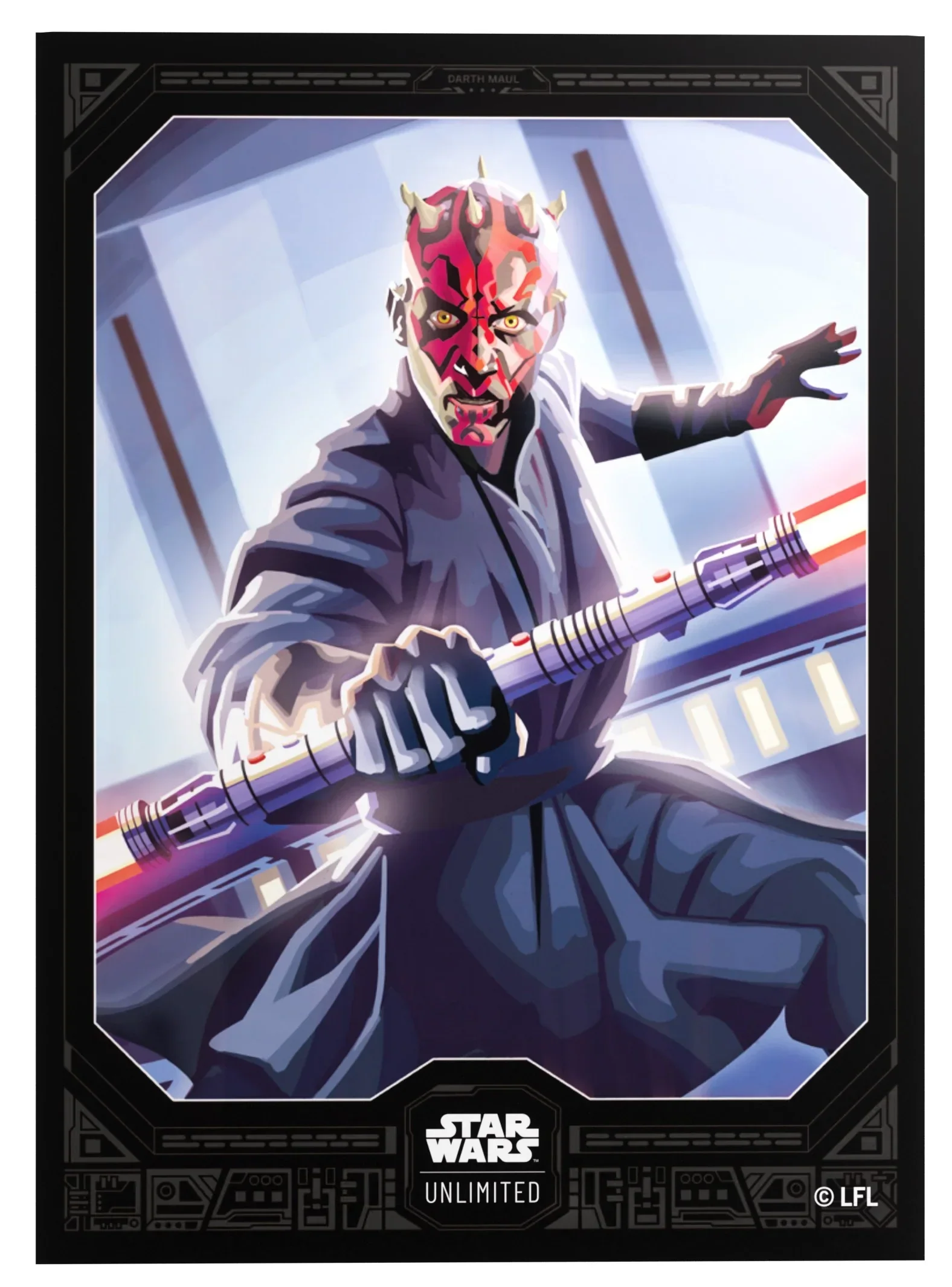 Gamegenic Star Wars Unlimited Premium Art Sleeves - Darth Maul - Image 2