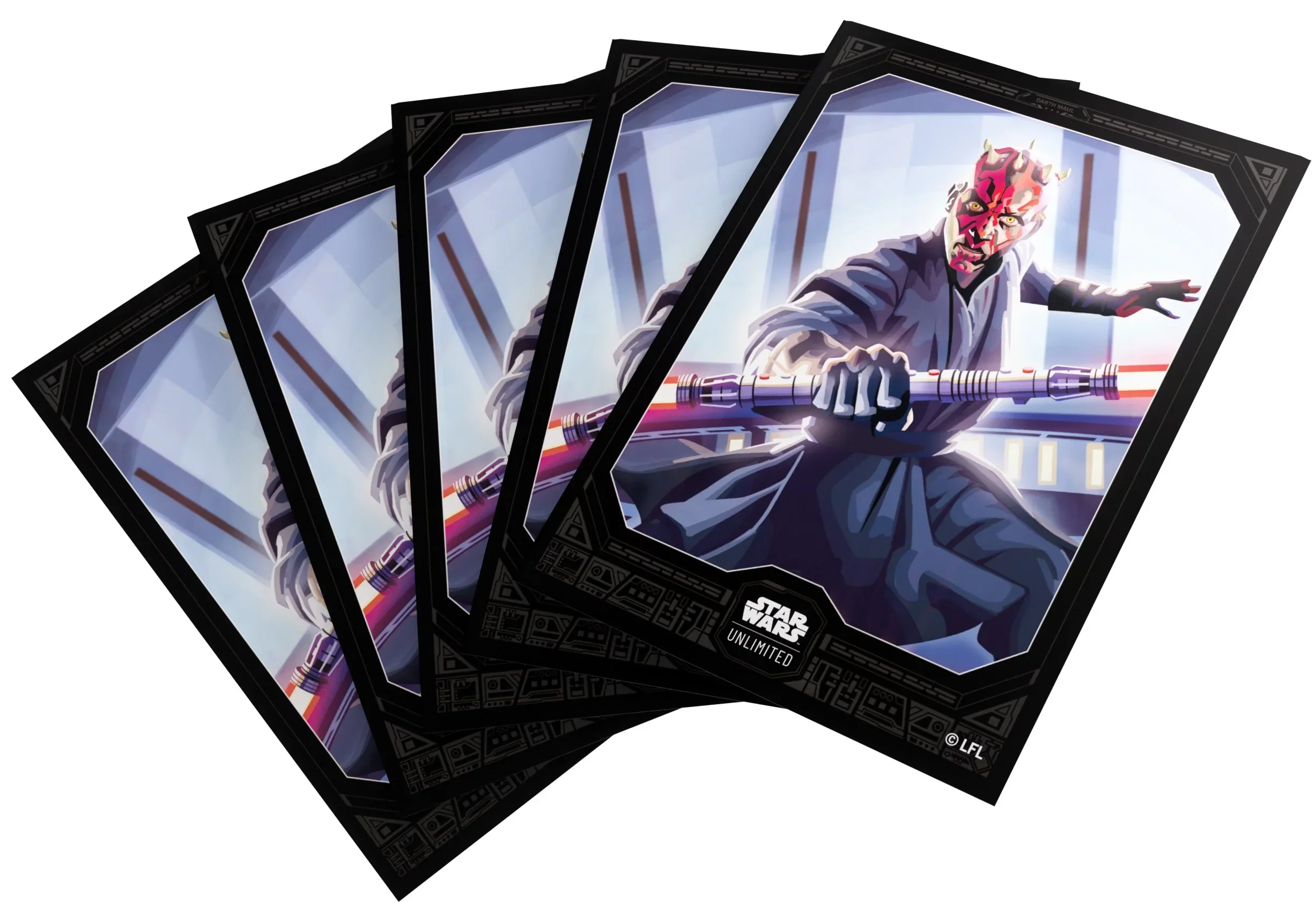 Gamegenic Star Wars Unlimited Premium Art Sleeves - Darth Maul - Image 3