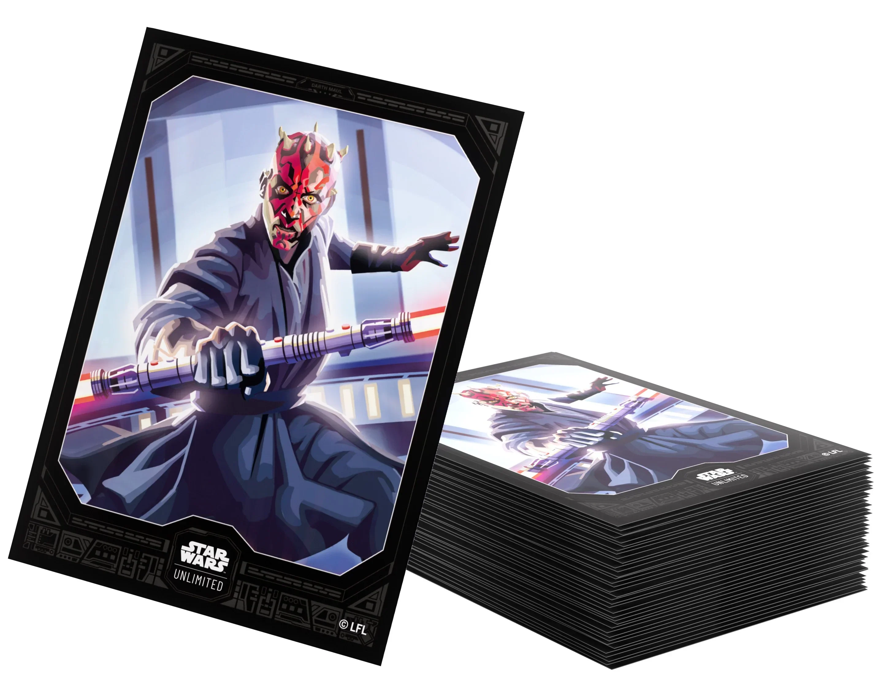 Gamegenic Star Wars Unlimited Premium Art Sleeves - Darth Maul - Image 4