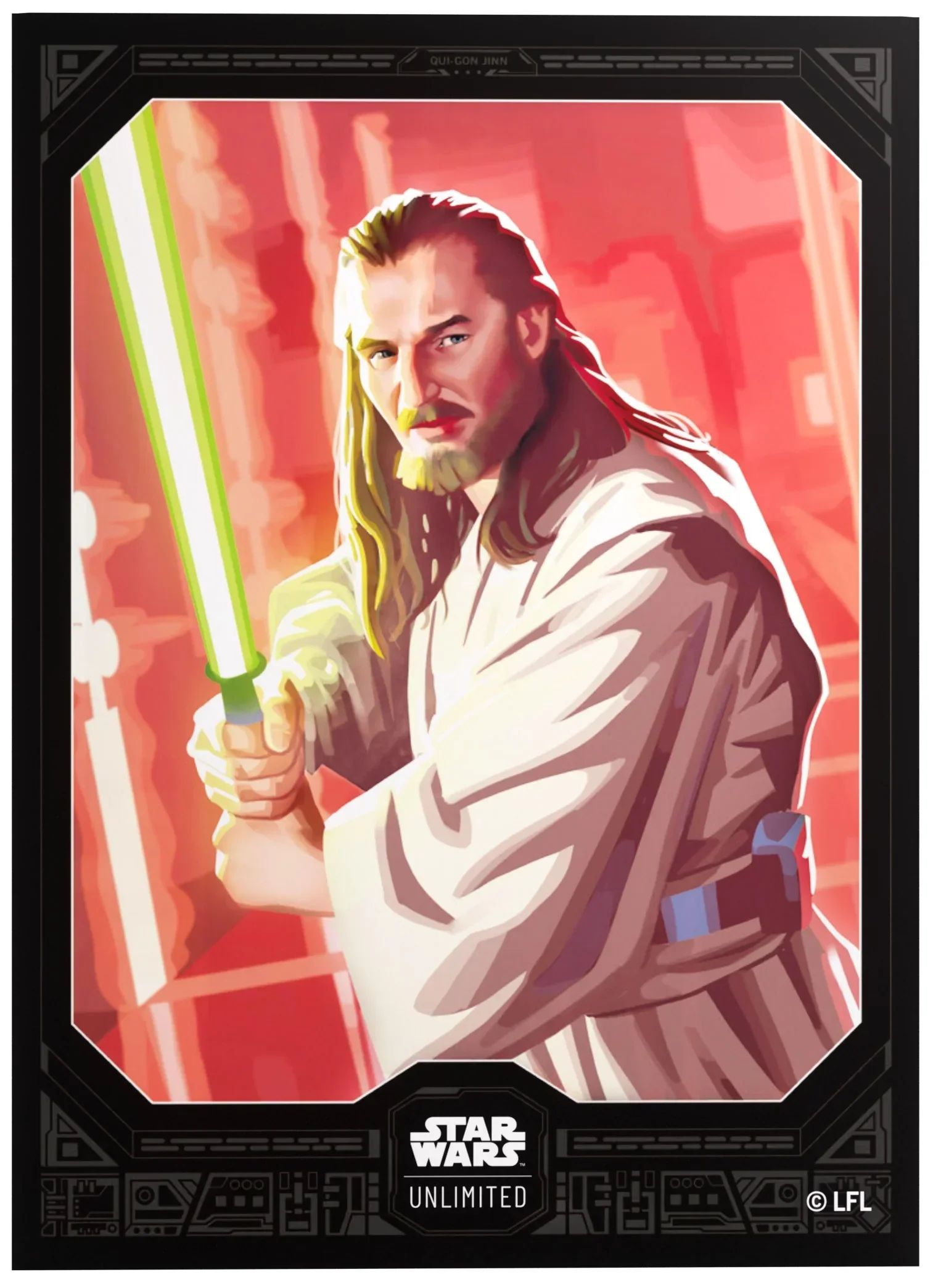 Gamegenic Star Wars Unlimited Premium Art Sleeves - Qui-Gon Jinn - Image 2