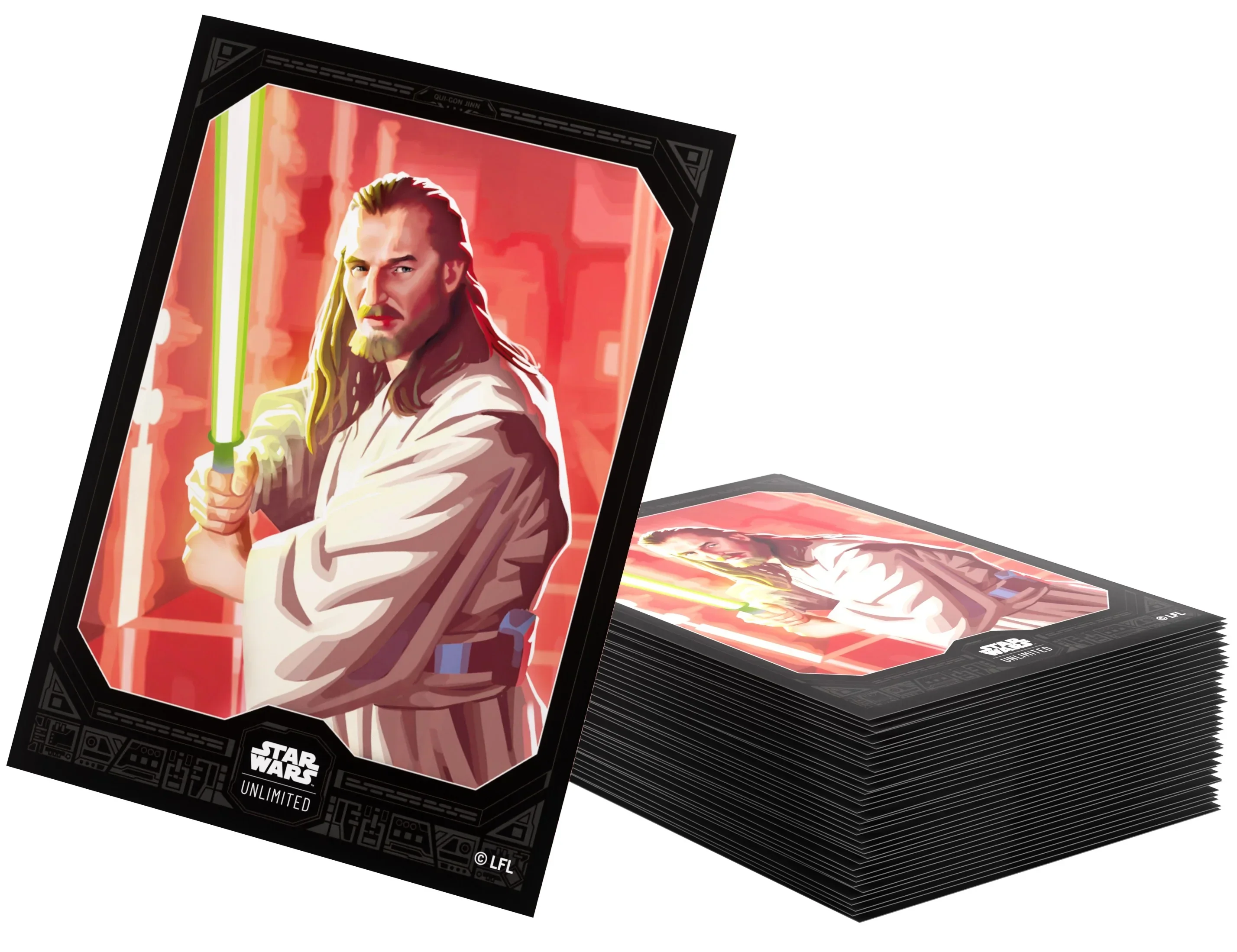 Gamegenic Star Wars Unlimited Premium Art Sleeves - Qui-Gon Jinn - Image 4