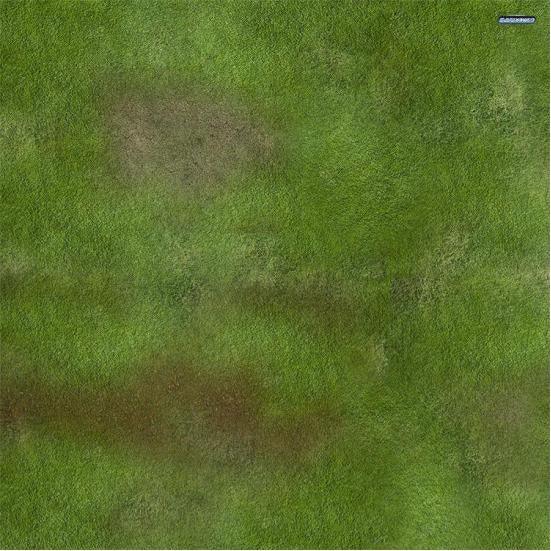 GamerMats: Grassy Terrain - Wargame Mat - 48" x 48 - Pre-Order