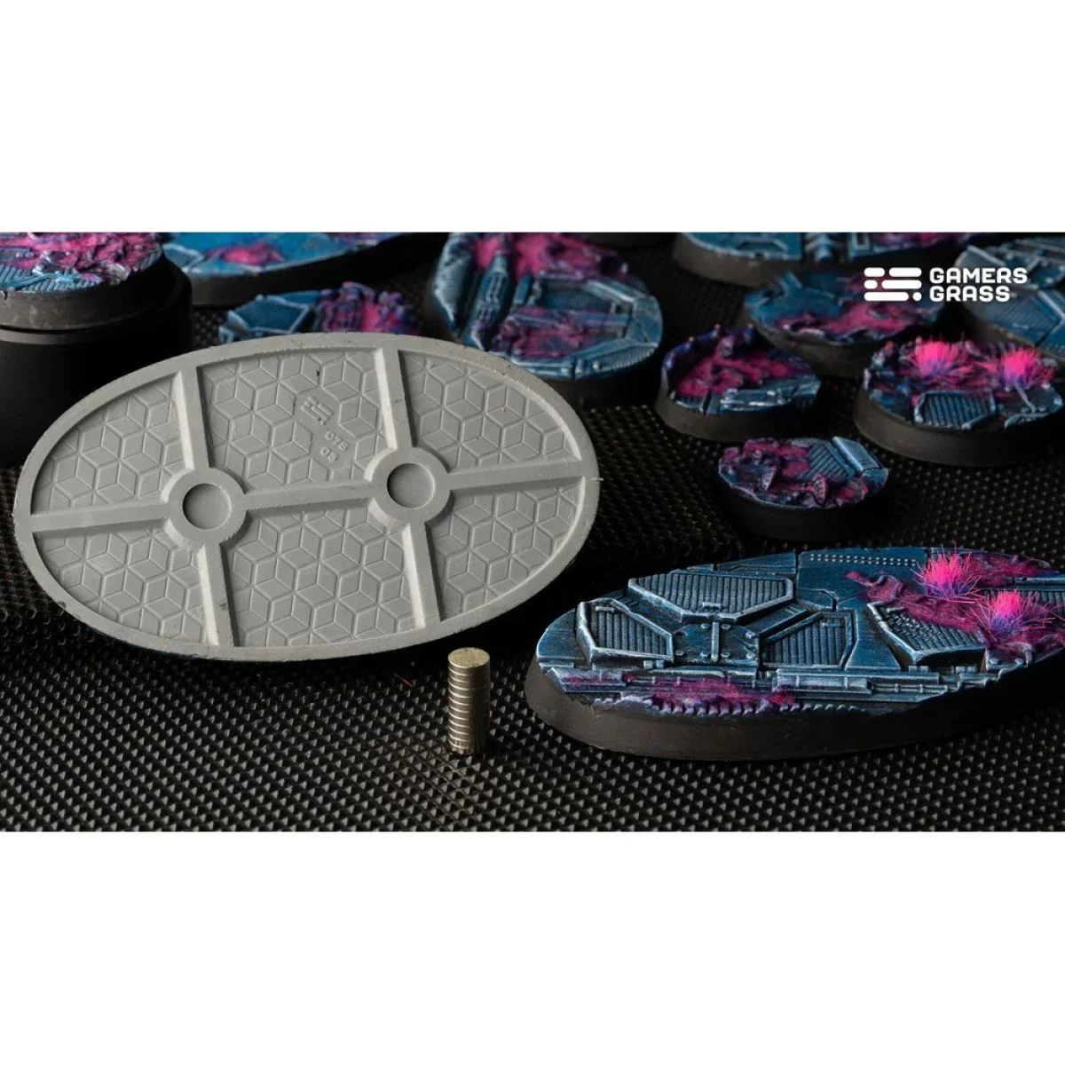 Gamers Grass - Battle Ready Bases - Alien Infestation - Oval 75mm (x3) - Image 3