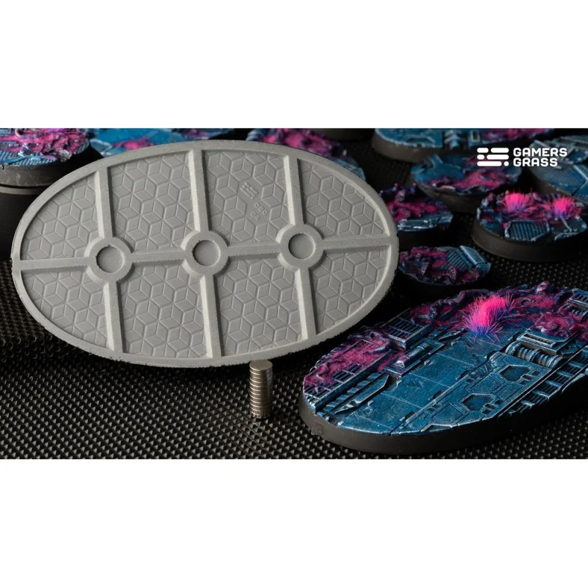 Gamers Grass - Battle Ready Bases - Alien Infestation - Oval 90mm (x2) - Image 3