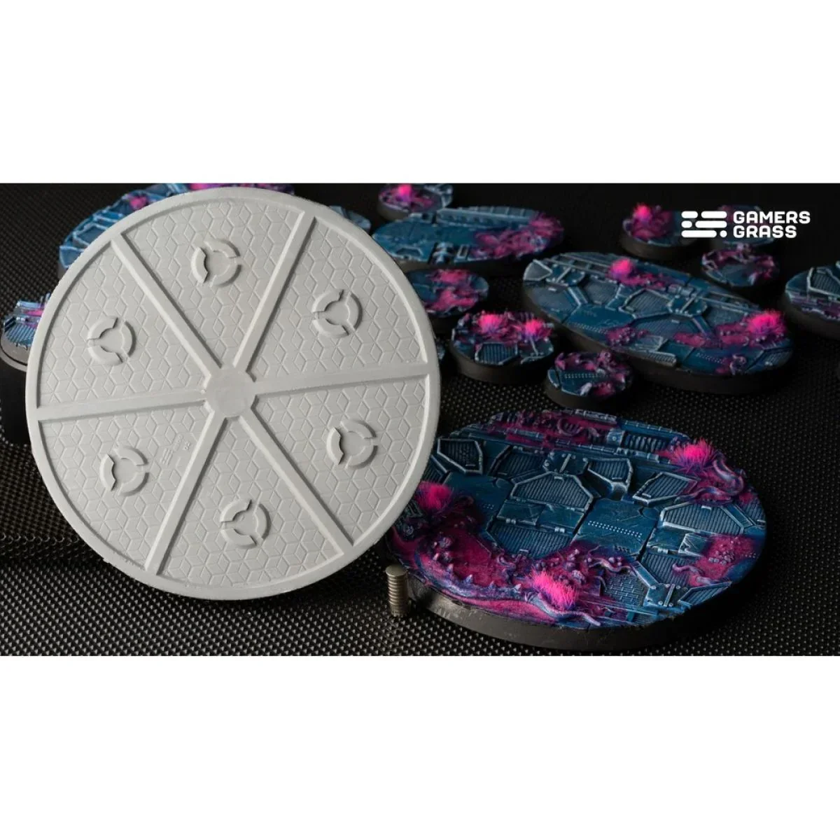 Gamers Grass - Battle Ready Bases - Alien Infestation - Round 100mm (x1) - Image 3