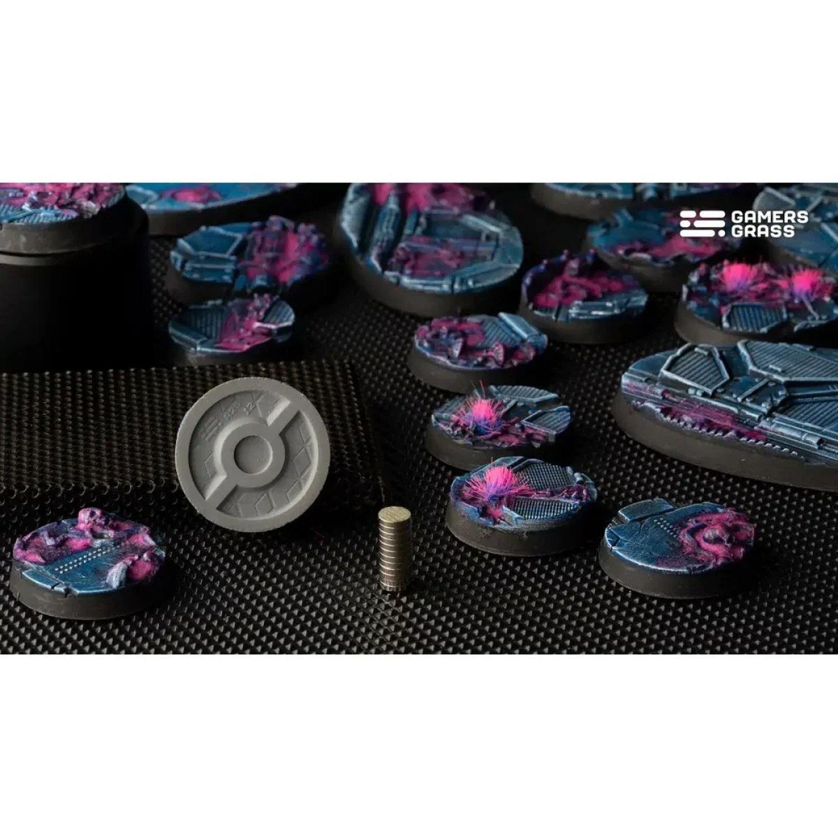 Gamers Grass - Battle Ready Bases - Alien Infestation - Round 25mm (x10) - Image 3