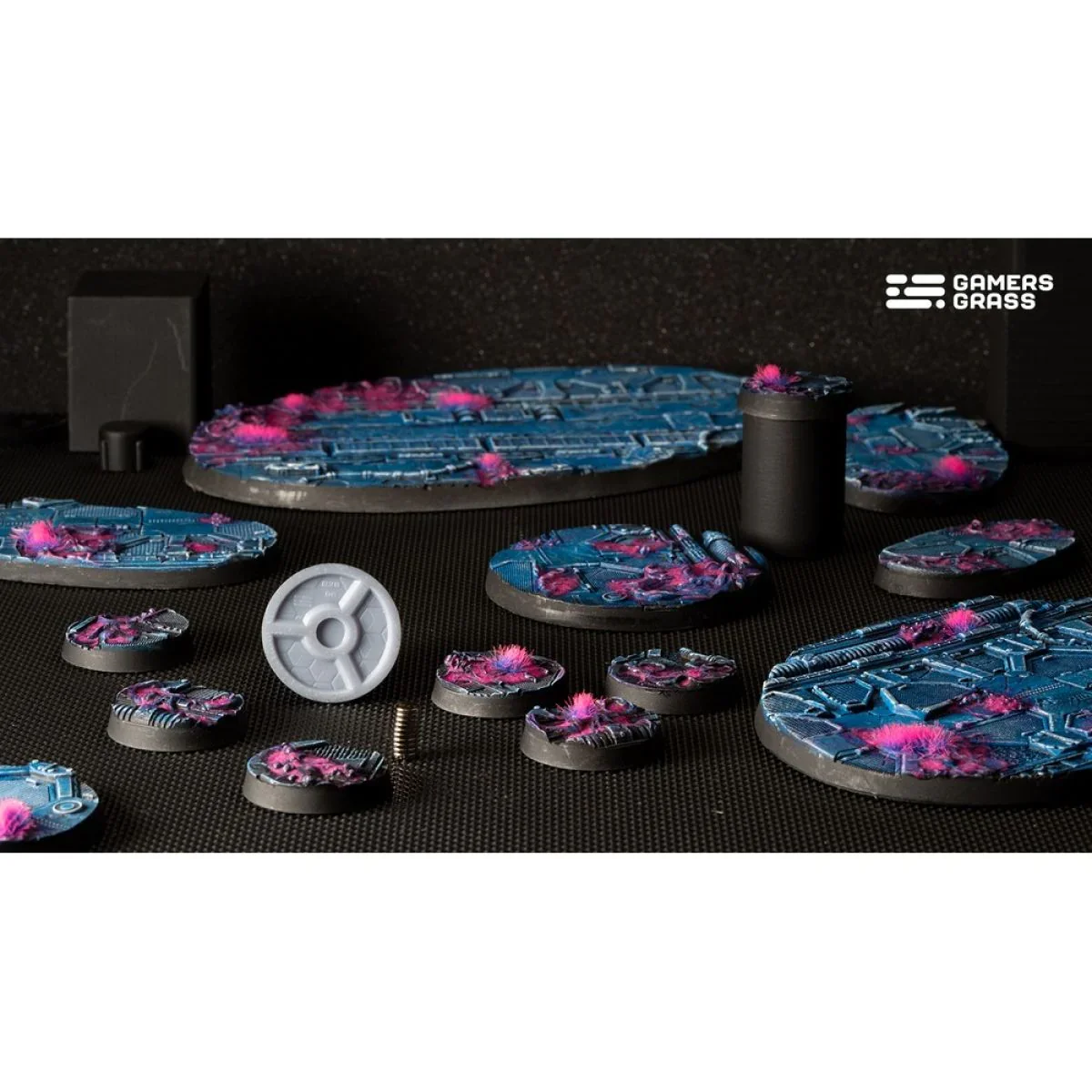 Gamers Grass - Battle Ready Bases - Alien Infestation - Round 28mm (x8) - Image 3