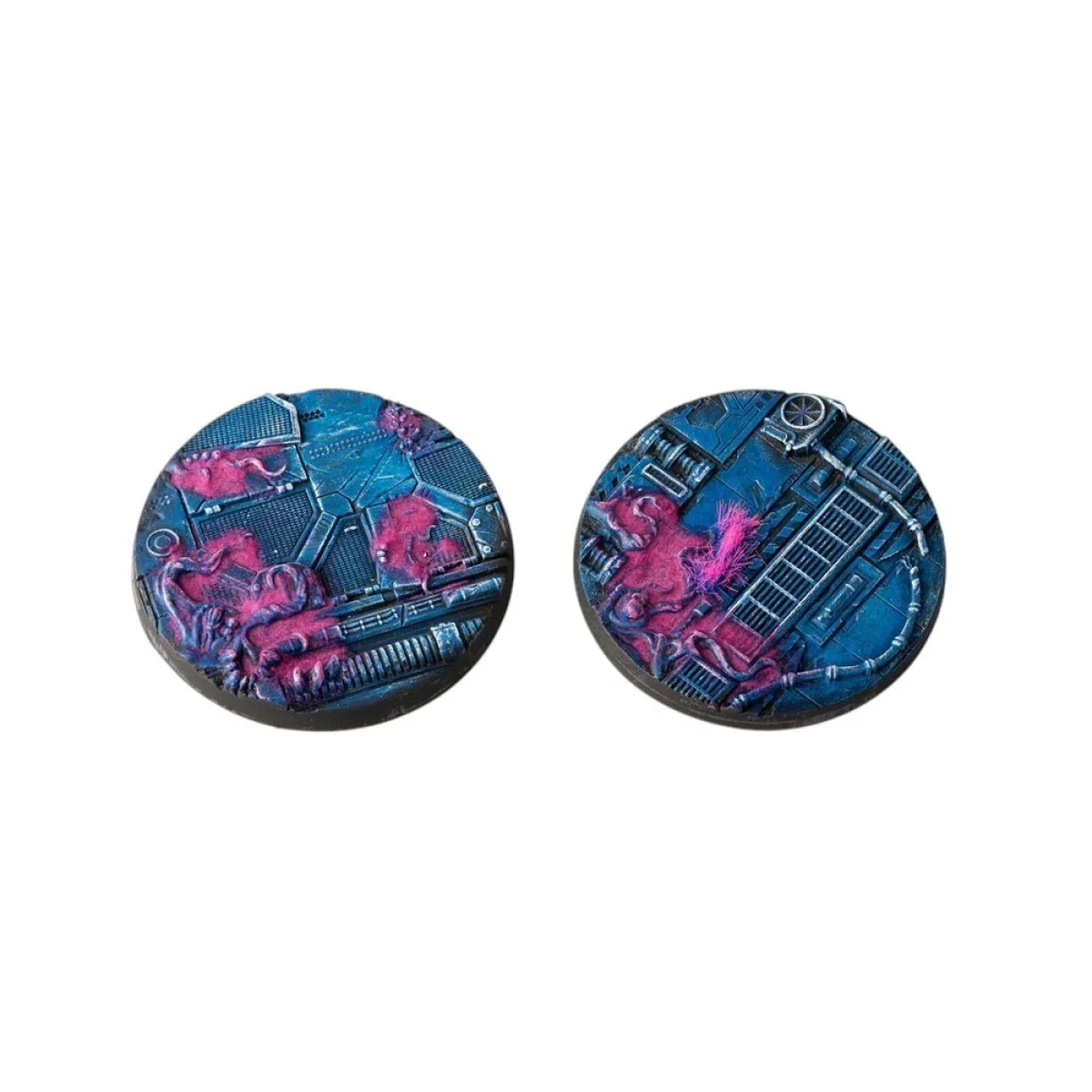 Gamers Grass - Battle Ready Bases - Alien Infestation - Round 60mm (x2) - Image 2