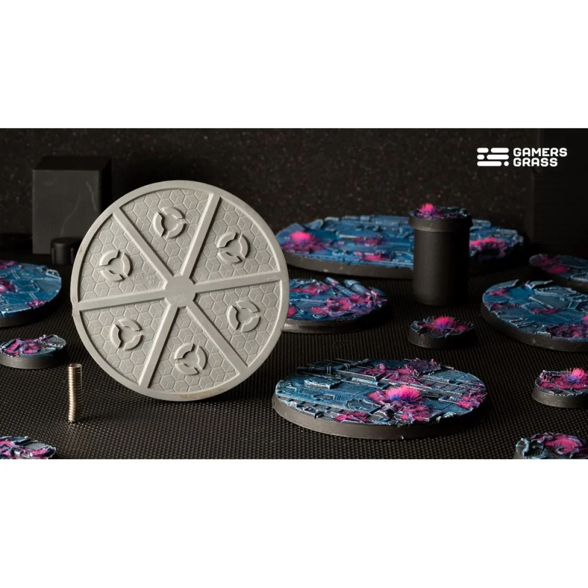 Gamers Grass - Battle Ready Bases - Alien Infestation - Round 80mm (x1) - Image 3