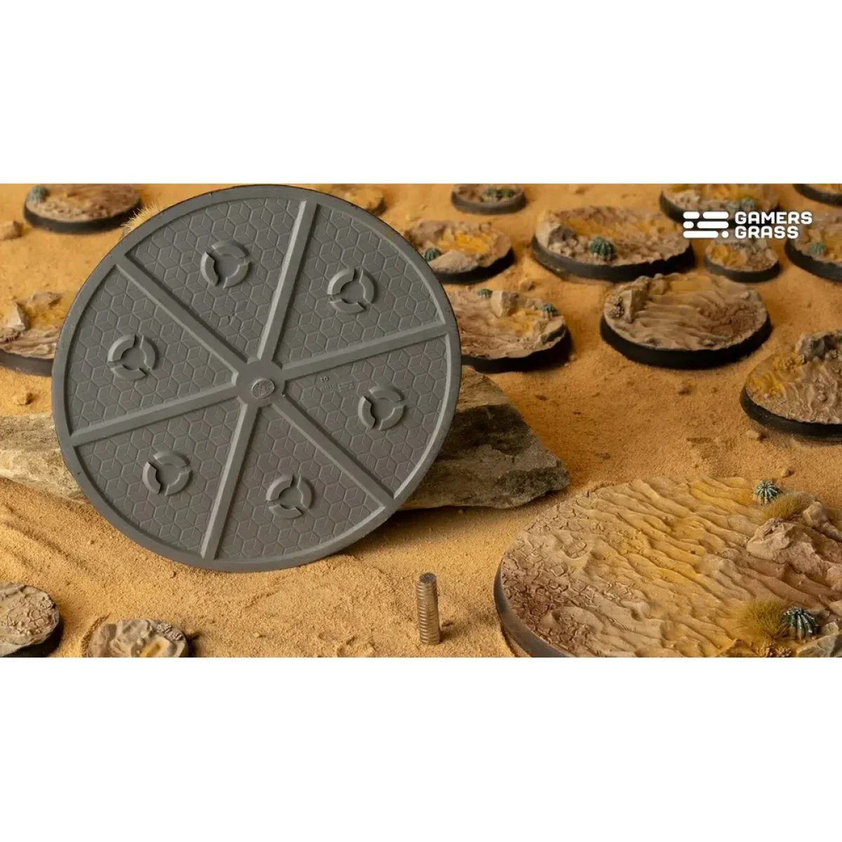 Gamers Grass - Battle Ready Bases - Deserts of Maahl - Round 100mm (x1) - Image 3