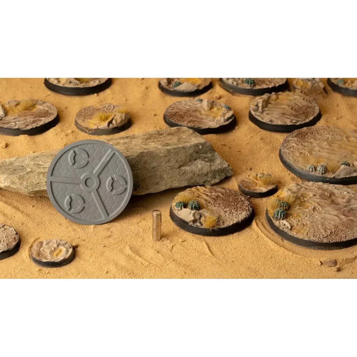 Gamers Grass - Battle Ready Bases - Deserts of Maahl - Round 50mm (x3) - Image 3