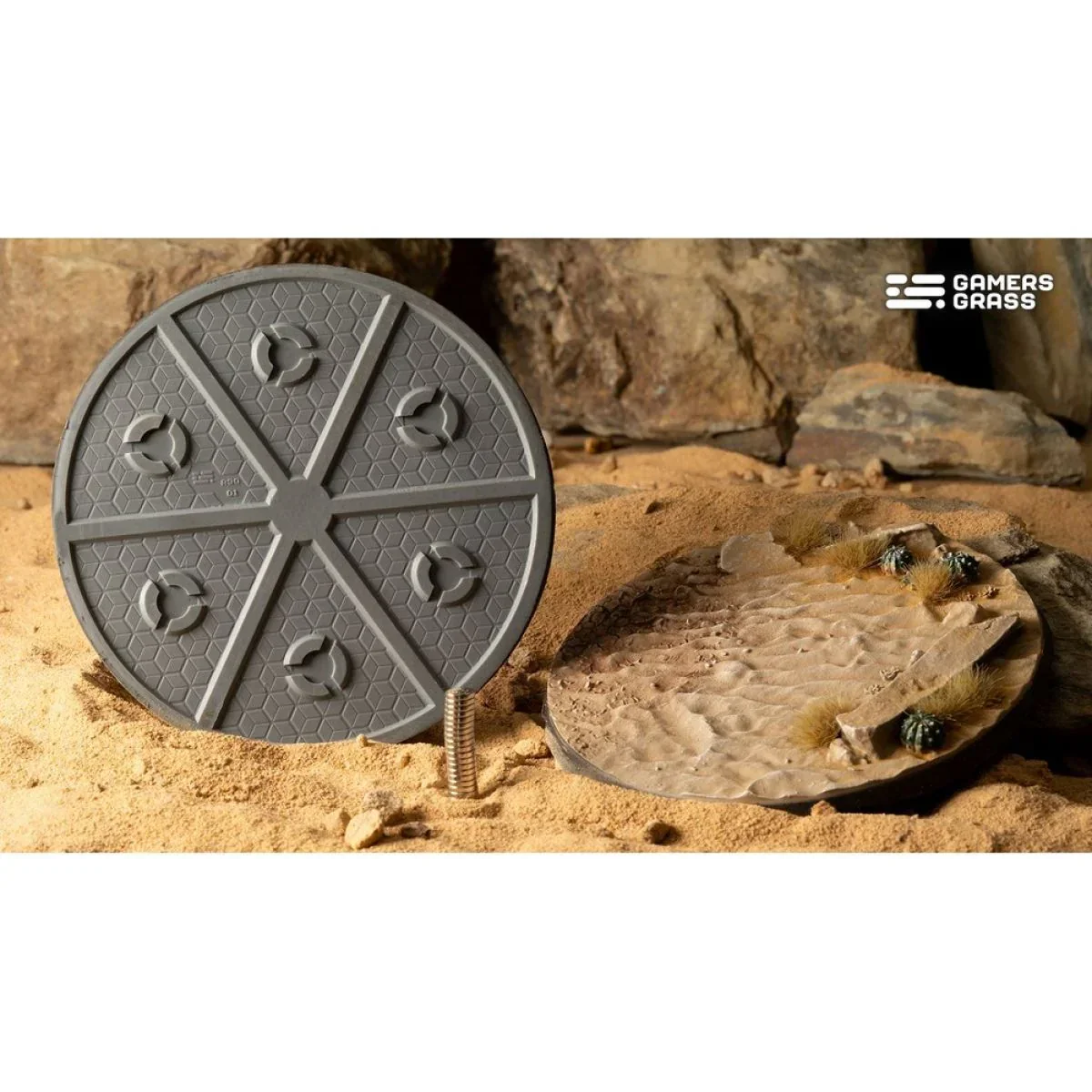 Gamers Grass - Battle Ready Bases - Deserts of Maahl - Round 90mm (x1) - Image 3