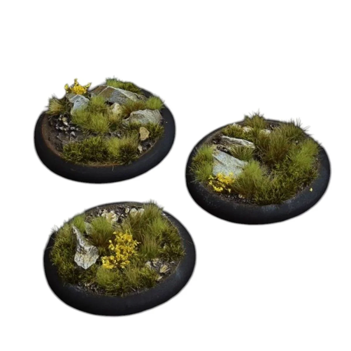 Gamers Grass - Battle Ready Bases - Highland - Round 50mm (x3) - Image 2