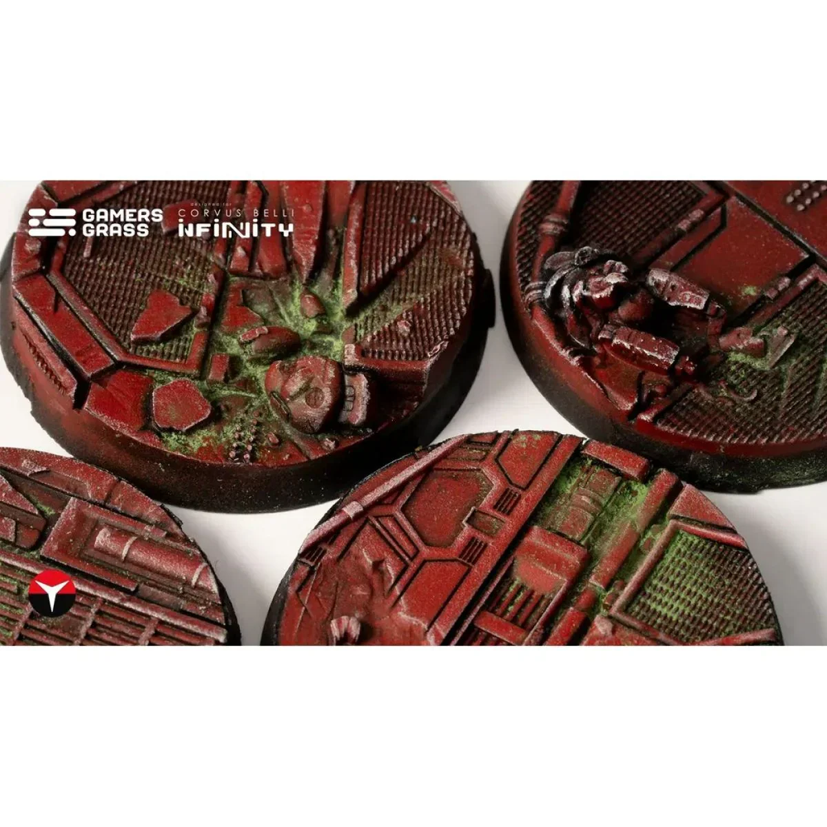 Gamers Grass - Battle Ready Bases - Nomad Crew Deck - Round 40mm (4x) - Image 4