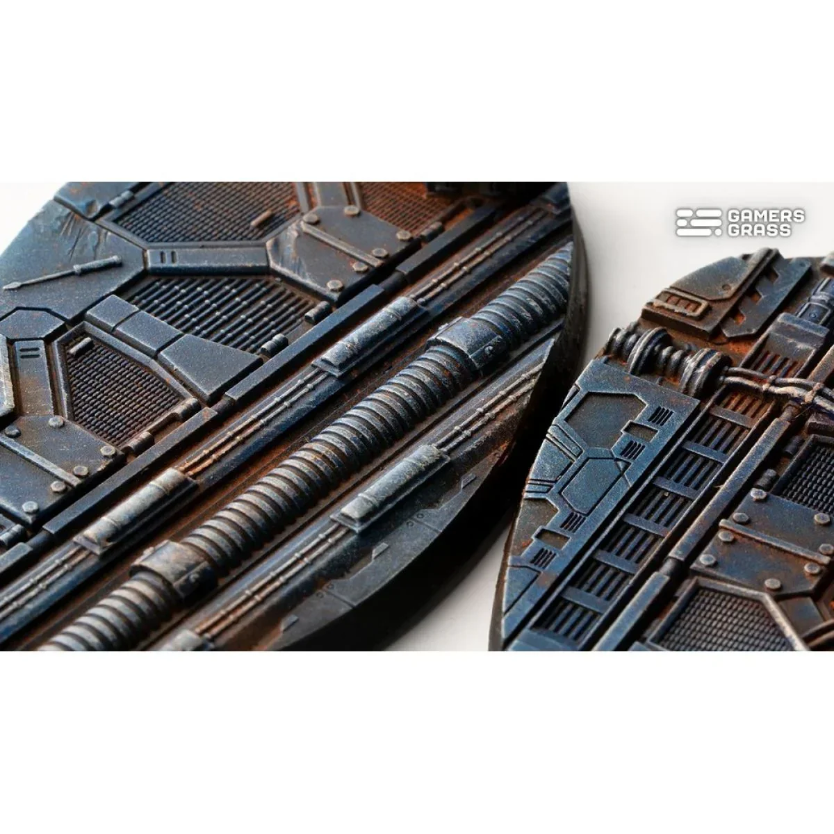 Gamers Grass - Battle Ready Bases - Spaceship Corridor - Oval 90mm (x2) - Image 4