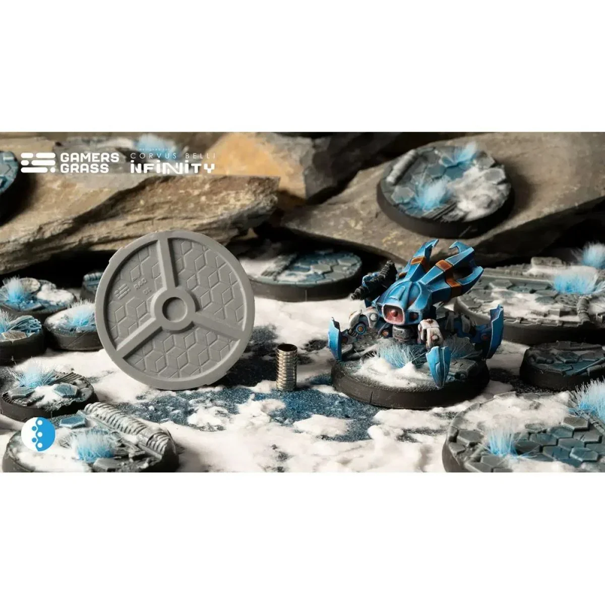 Gamers Grass - Battle Ready Bases - Svalarheima’s Outpost - Round 40mm (4x) - Image 3