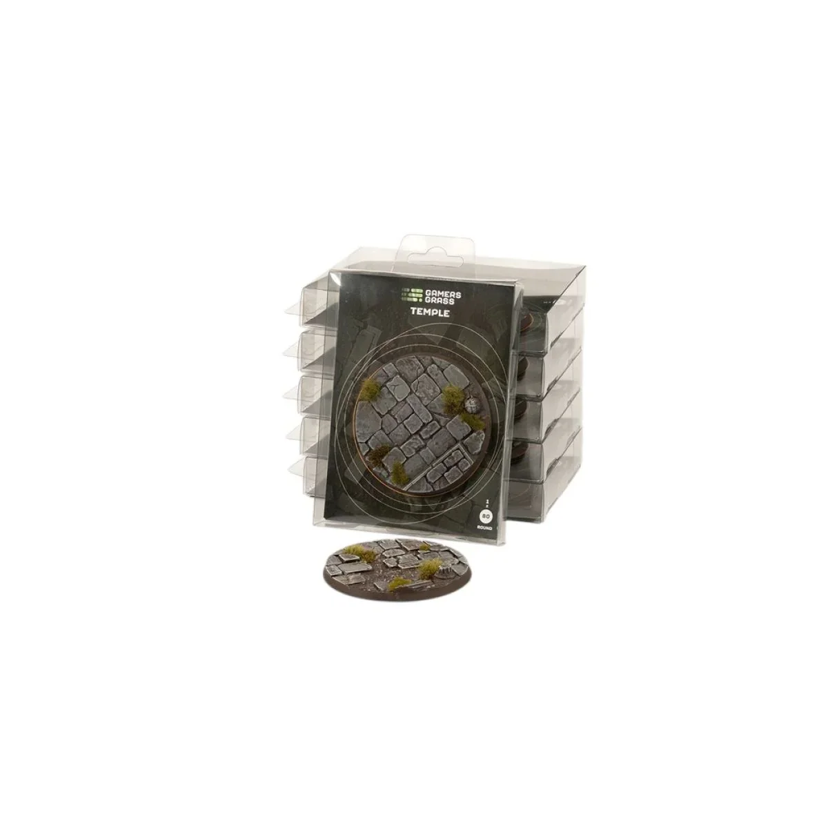 Gamers Grass - Battle Ready Bases - Temple - Round 80mm (x1)