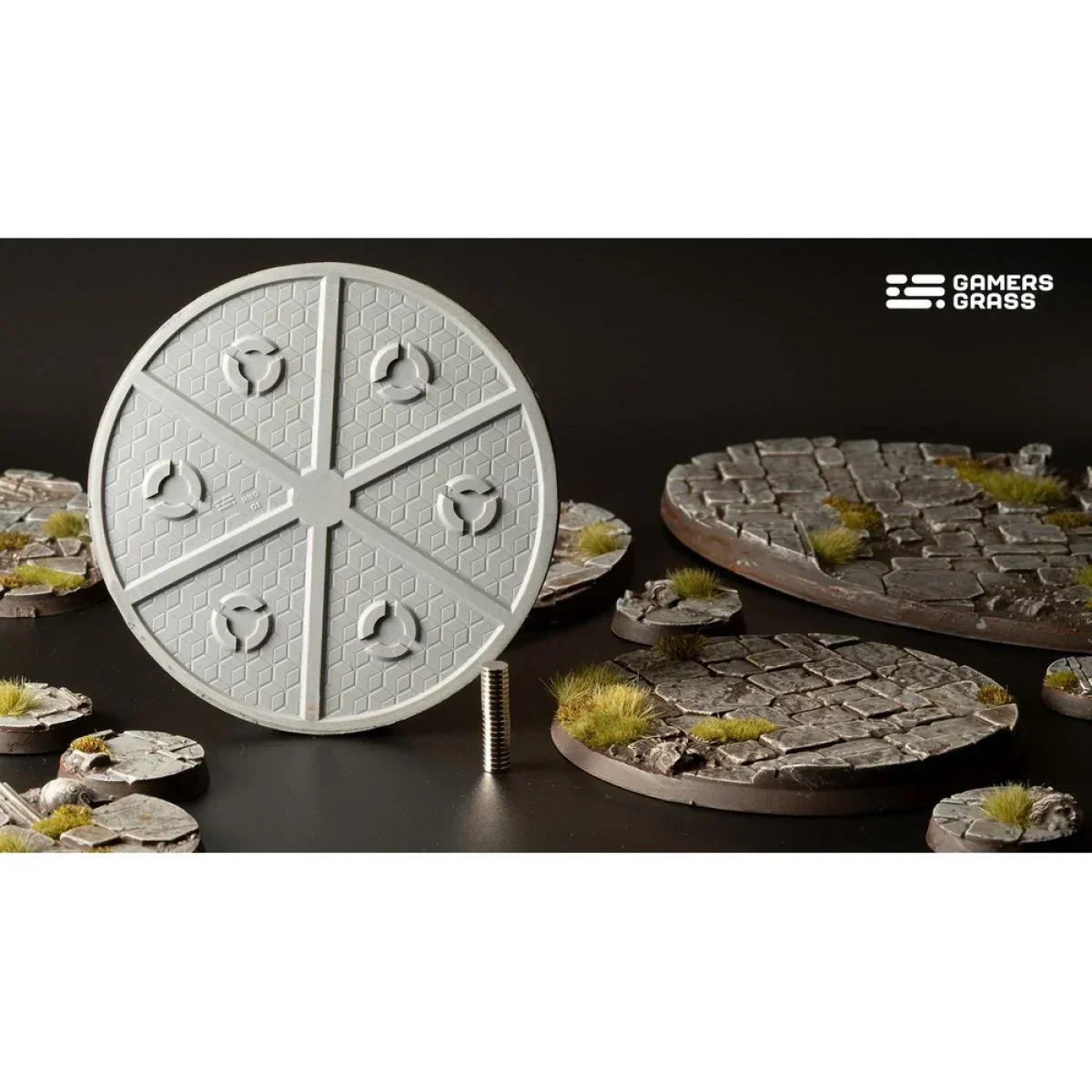 Gamers Grass - Battle Ready Bases - Temple - Round 90mm (x1) - Image 3