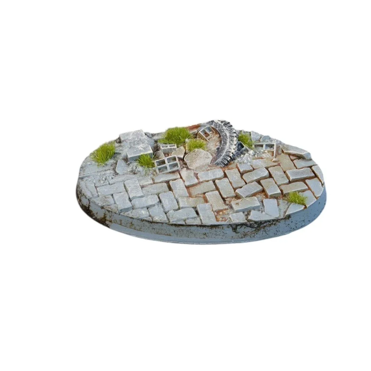 Gamers Grass - Battle Ready Bases - Urban Warfare - Oval 75mm (x3) - Image 2