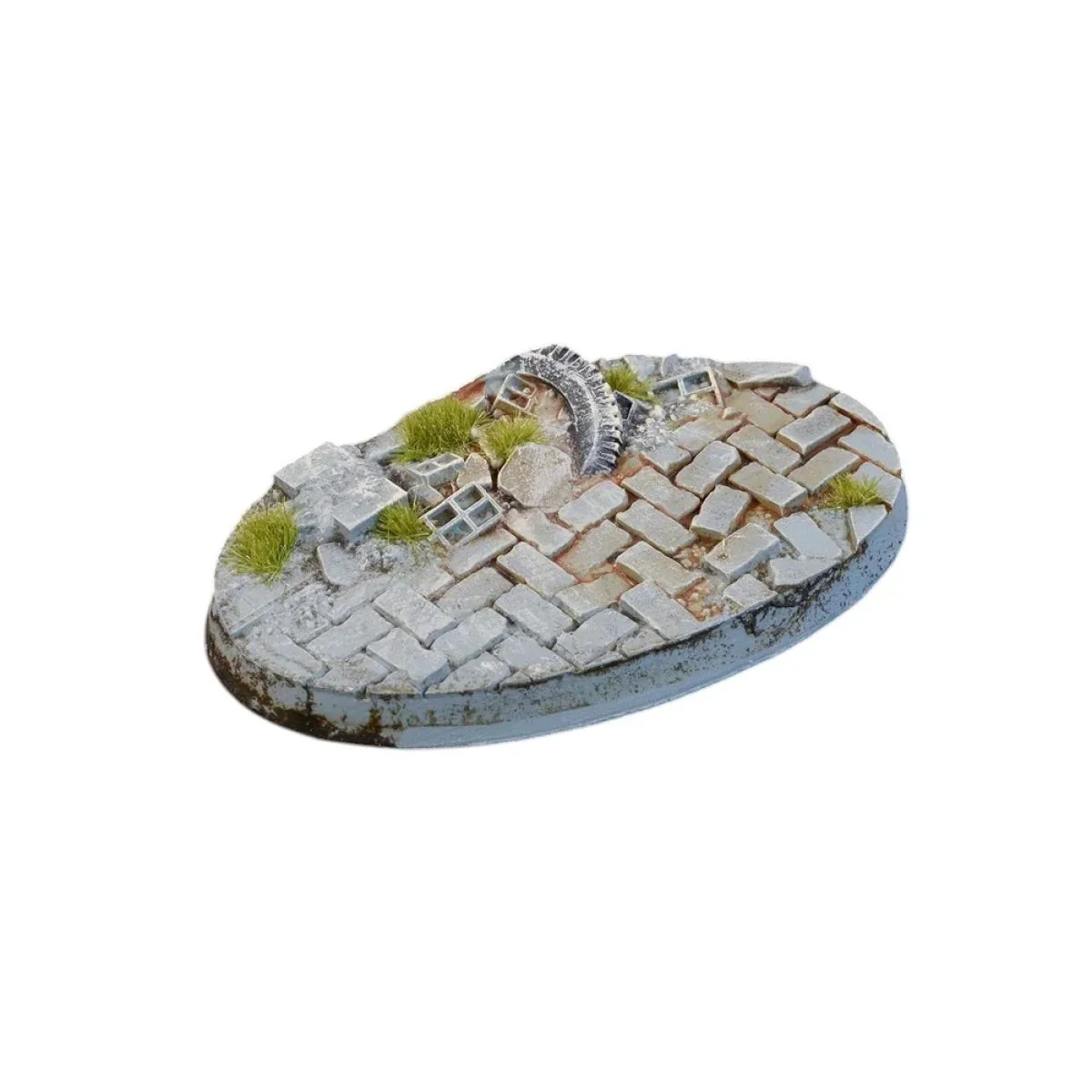 Gamers Grass - Battle Ready Bases - Urban Warfare - Oval 75mm (x3) - Image 3