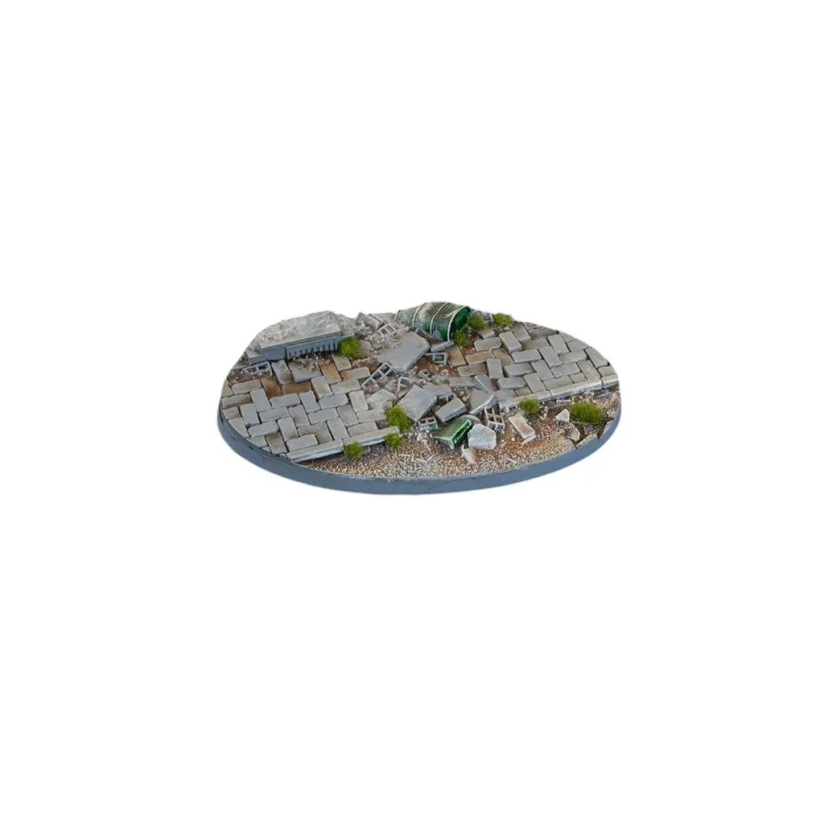 Gamers Grass - Battle Ready Bases - Urban Warfare - Oval 90mm (x2) - Image 2