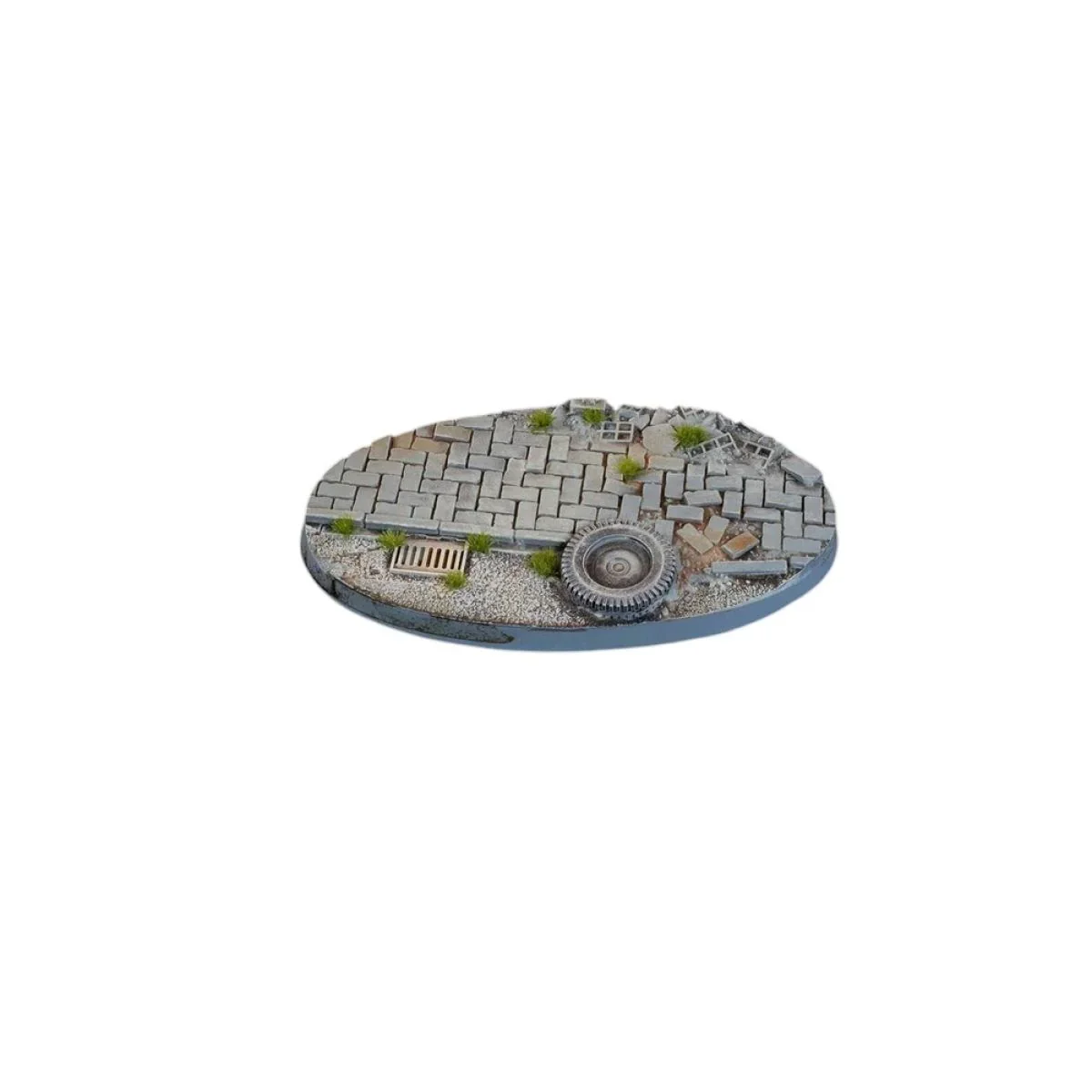Gamers Grass - Battle Ready Bases - Urban Warfare - Oval 90mm (x2) - Image 3