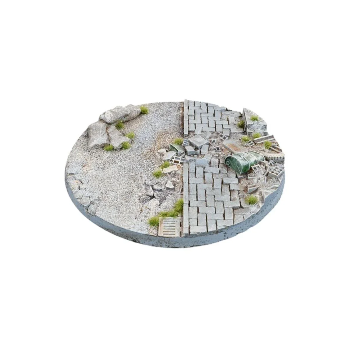 Gamers Grass - Battle Ready Bases - Urban Warfare - Round 100mm (x1) - Image 2