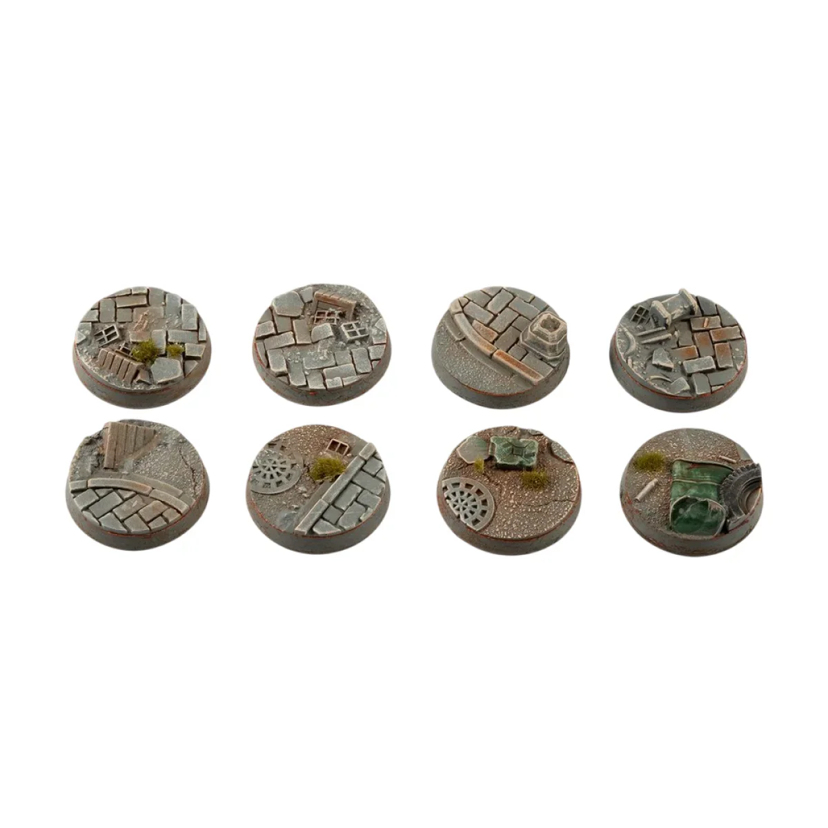 Gamers Grass - Battle Ready Bases - Urban Warfare - Round 28mm (x8) - Image 2