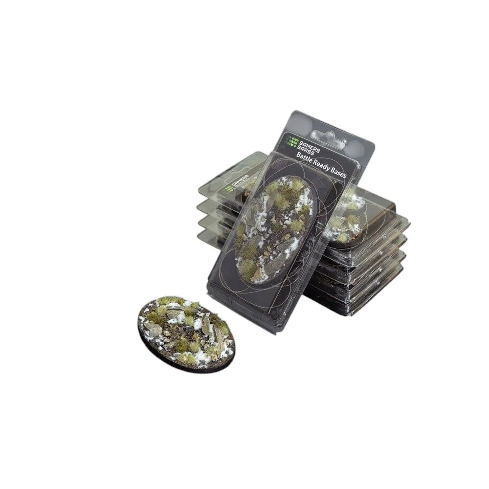 Gamers Grass - Battle Ready Bases - Winter - Oval 105mm (x1)
