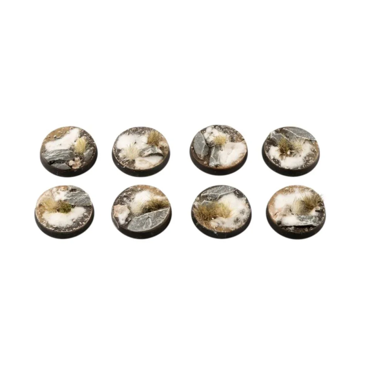 Gamers Grass - Battle Ready Bases - Winter - Round 28mm (x8) - Image 2
