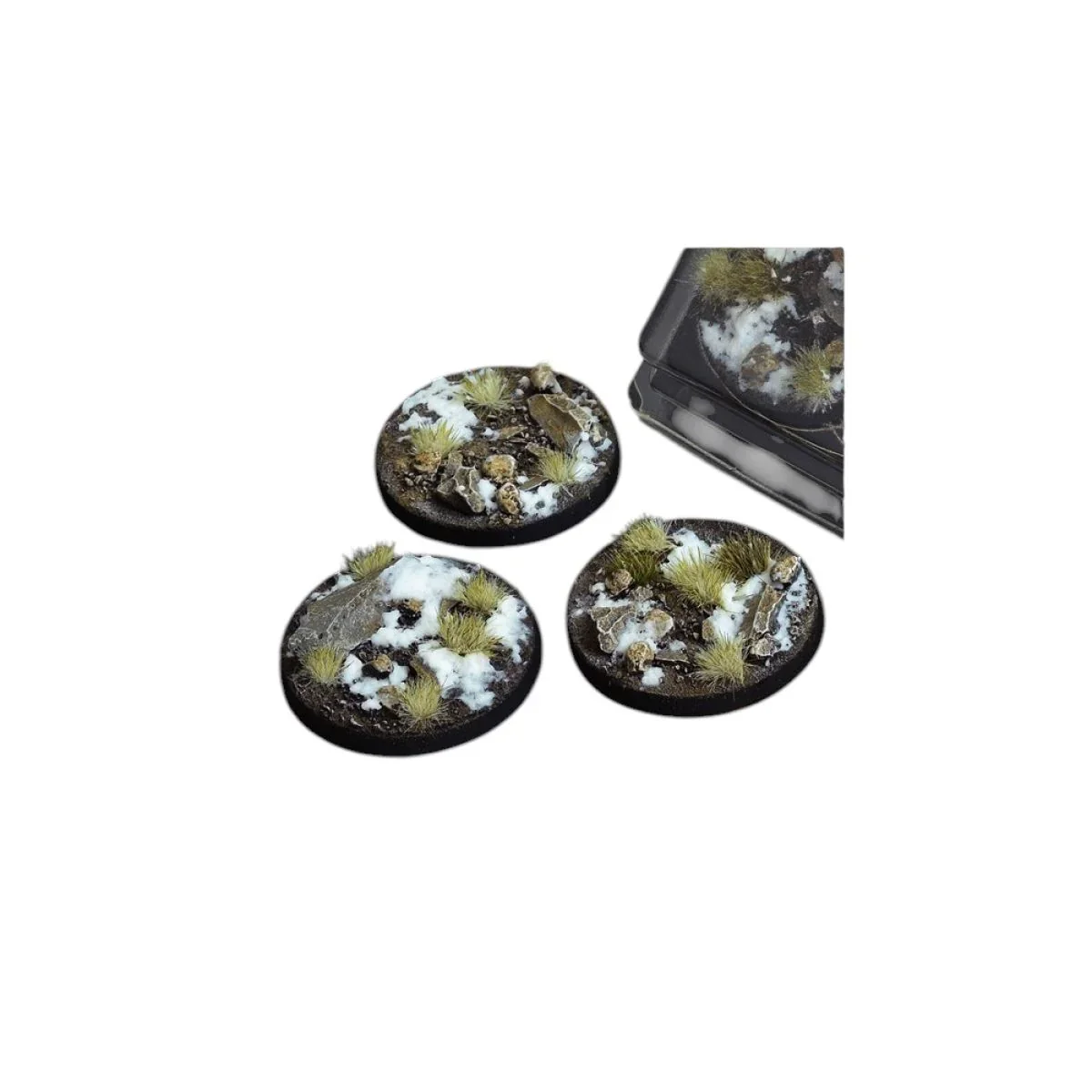 Gamers Grass - Battle Ready Bases - Winter - Round 50mm (x3) - Image 2