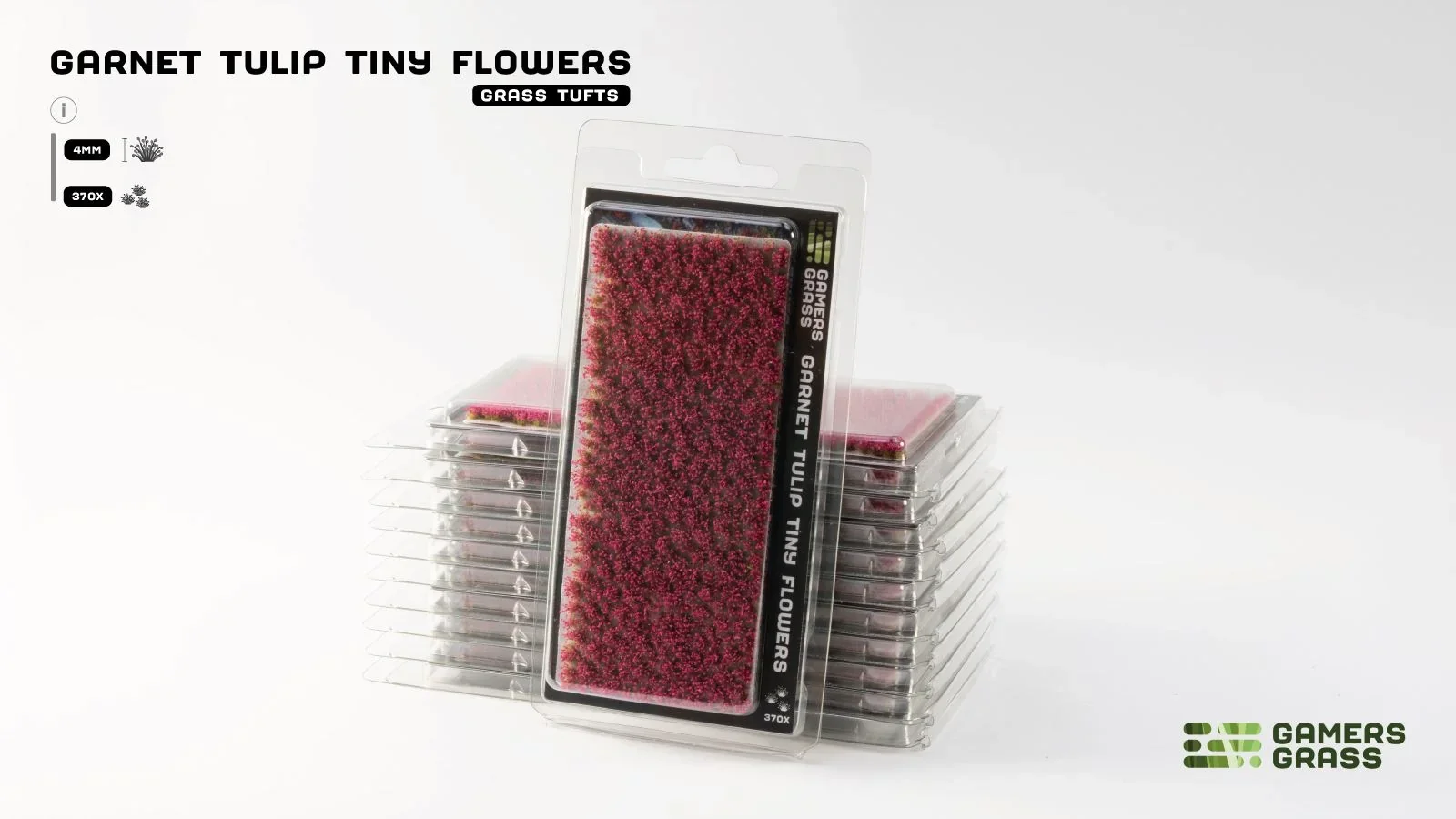 Gamer's Grass - Garnet Tulip Tiny Flowers