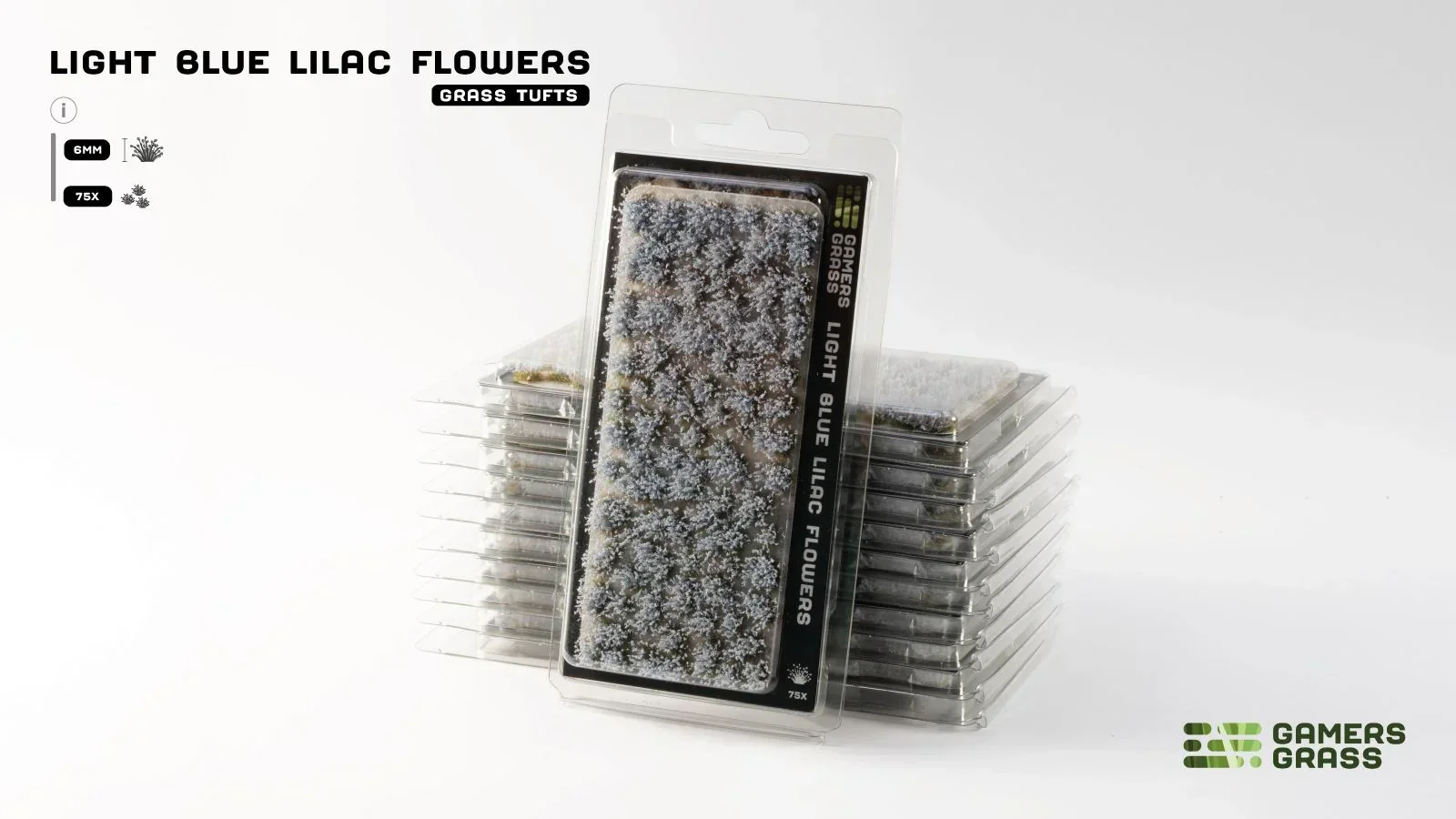 Gamer's Grass - Light Blue Lilac Flowers