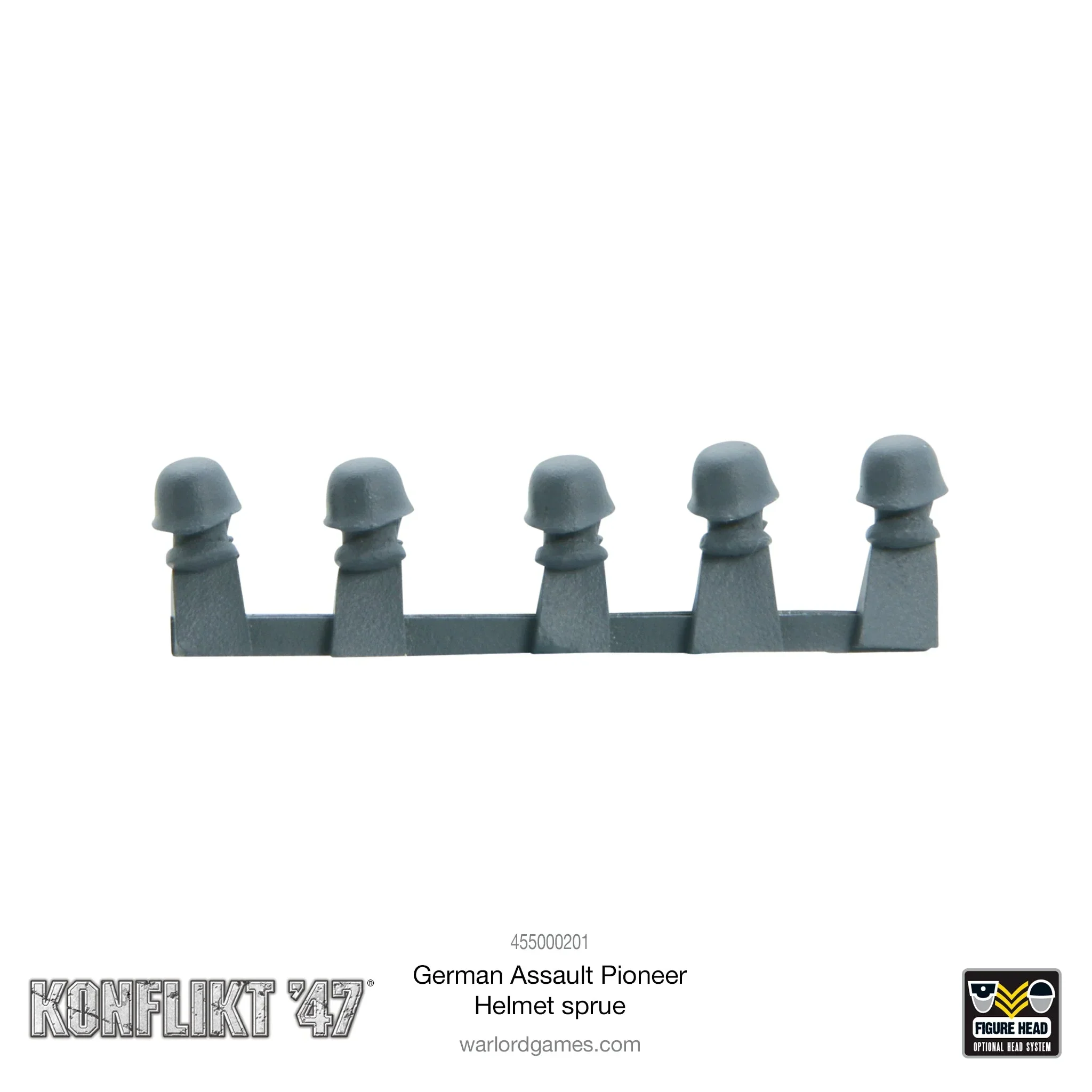 German Assault Pioneer Helmet sprue - Image 2