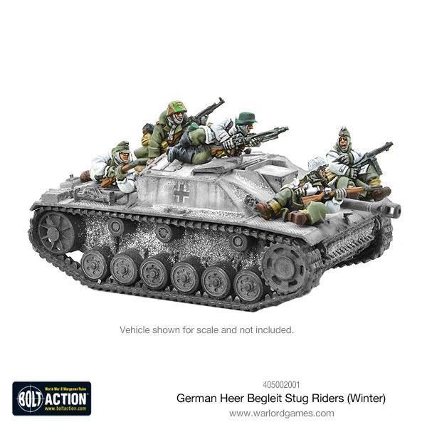 German Heer Begleit Stug riders (Winter) - Image 2