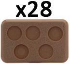 GF9: Medium Bases - 5 holes